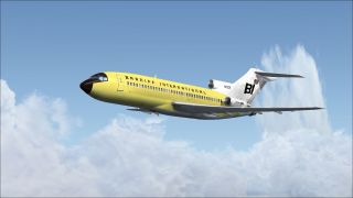 Screenshot 1 — Braniff Boeing 727-100 "Jellybean Yellow" N7271