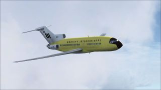 Screenshot 2 — Braniff Boeing 727-100 "Jellybean Yellow" N7271