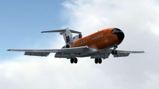 Screenshot 2 — Braniff Boeing 727-100 "Jellybean Orange" N7273