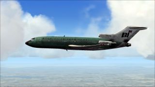 Screenshot 2 — Braniff Boeing 727-100 "Jelleybean Green" N7278