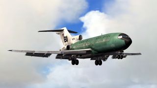 Screenshot 3 — Braniff Boeing 727-100 "Jelleybean Green" N7278
