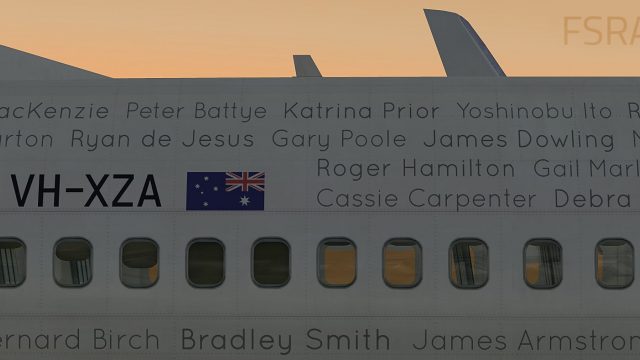 Screenshot 1 — Qantas Boeing 737-800 'Spirit of Australians' VH-XZA
