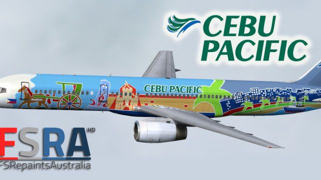Screenshot 1 — Cebu Pacific 757-200 'City of Manila'