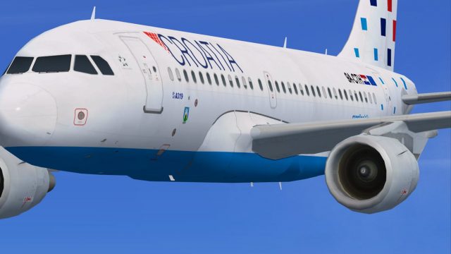 Screenshot 1 — Croatia Airlines Airbus A319