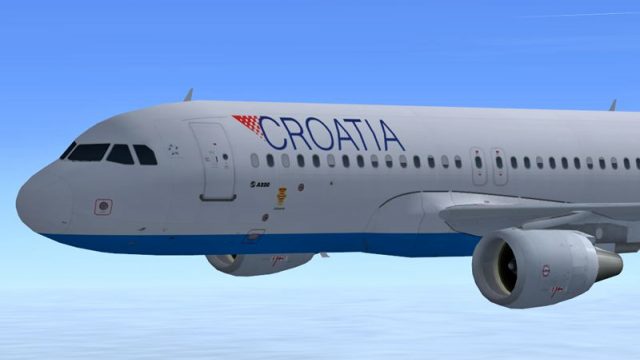 Screenshot 1 — Croatia Airlines Airbus A320