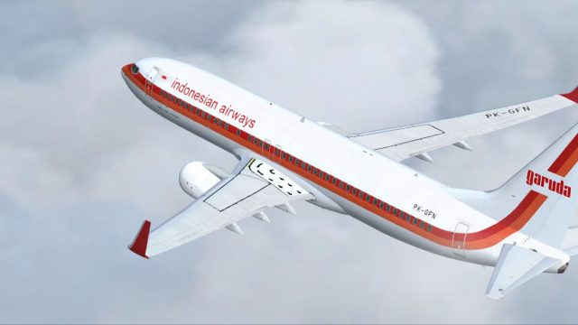 Screenshot 1 — Garuda Indonesia Boeing 737-800NG Retro Livery