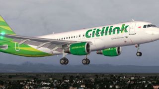 Screenshot 1 — Citilink Airbus A320-200 PK-GLV