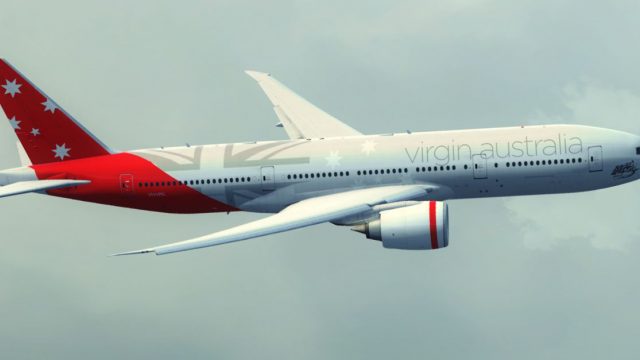Screenshot 1 — Virgin Australia Boeing 777-200LR
