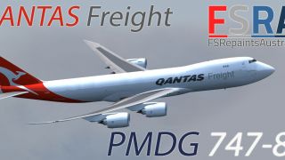 Screenshot 1 — Qantas Freight Boeing 747-8F