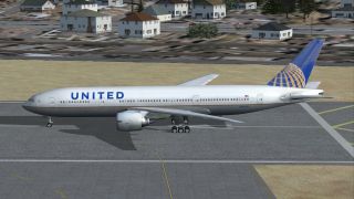 Screenshot 1 — United Airlines Boeing 777-200 N204UA