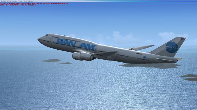 Screenshot 1 — Pan Am Boeing 747-8i