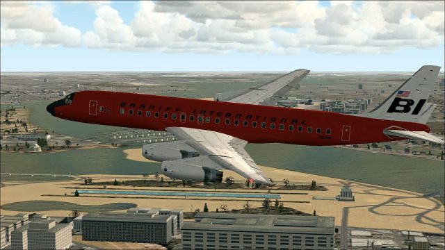 Screenshot 1 — Braniff International Douglas DC-8 Red Jellybean
