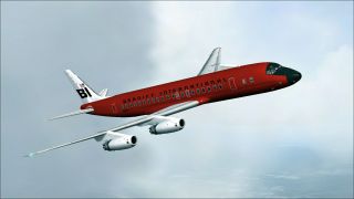 Screenshot 4 — Braniff International Douglas DC-8 Red Jellybean