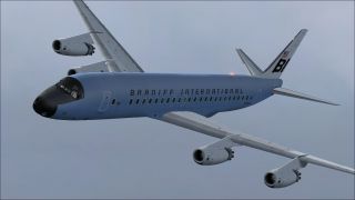 Screenshot 7 — Braniff Douglas DC-8-32 Jellybean Blue