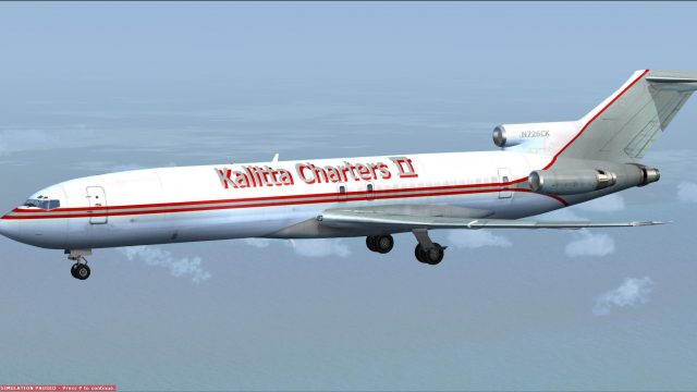 Screenshot 1 — Captain Kalitta Charters II Boeing 727-200F N726CK