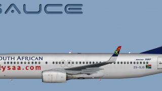 Screenshot 1 — South African Airways Boeing B737-800W