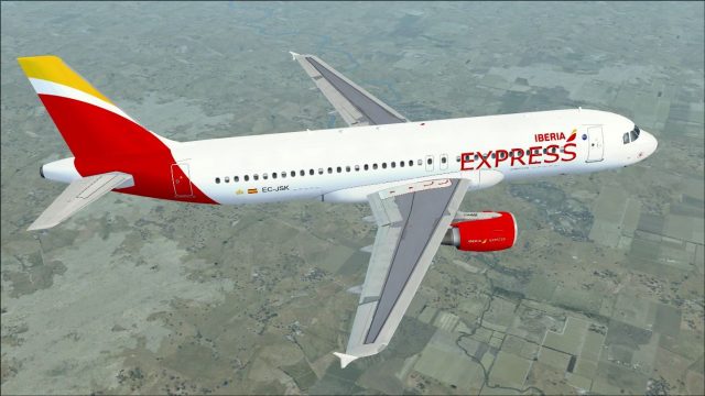 Screenshot 1 — Iberia Express Airbus A320-200 (New Colors)