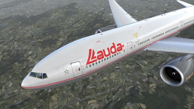 Screenshot 1 — Lauda Air Boeing 777-200LR OE-LPC