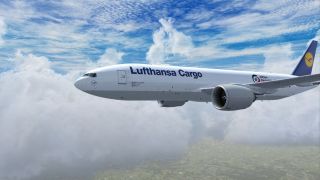 Screenshot 1 — Lufthansa Cargo "Ni Hao China" Boeing 777-200