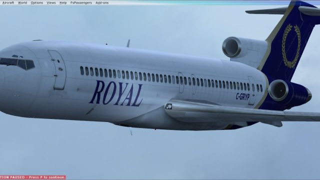 Screenshot 1 — Royal Boeing 727-200 Freighter C-GRYP