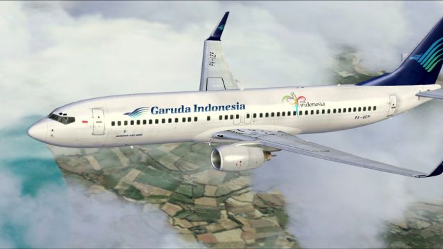 Screenshot 1 — Garuda Indonesia Boeing 737-800NG PK-GEP