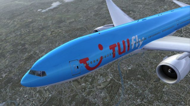 Screenshot 1 — TUIfly Boeing 777-200LR