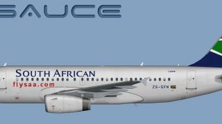 Screenshot 1 — South African Airways Airbus A319