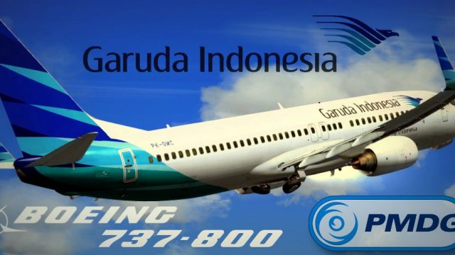 Screenshot 1 — Garuda Indonesia Boeing 737-8U3