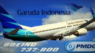 Screenshot 1 — Garuda Indonesia Boeing 737-8U3