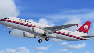 Screenshot 1 — Meridiana Airbus A320