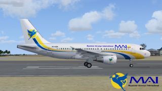 Screenshot 3 — Myanmar Airways Int'l SEAGames Airbus A319