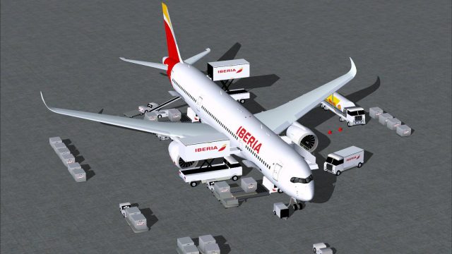 Screenshot 1 — Iberia Airbus A350-900 V4