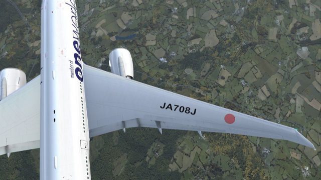 Screenshot 1 — Japan Airlines "Oneworld" Boeing 777-200