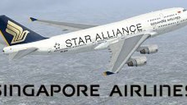 Screenshot 1 — Singapore Airlines Boeing 747-400 Star Alliance livery