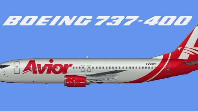 Screenshot 1 — Avior Airlines Boeing 737-400