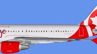 Screenshot 2 — Air Canada Rouge Airbus A319-114