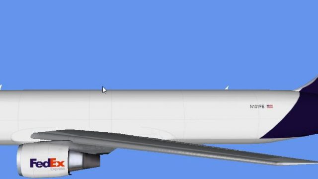 Screenshot 1 — FedEx Boeing 767-300