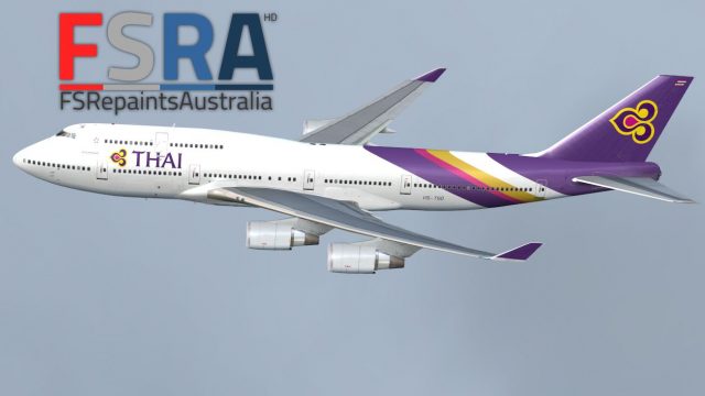 Screenshot 1 — Thai Airways Boeing 747-400 HS-TGO