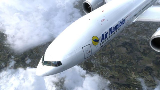 Screenshot 1 — Air Namibia Boeing 777-200LR V5-NMX