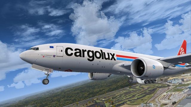 Screenshot 1 — Cargolux Boeing 777-F LX-VDA