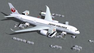 Screenshot 1 — Japan Airlines Airbus A350-900 V4