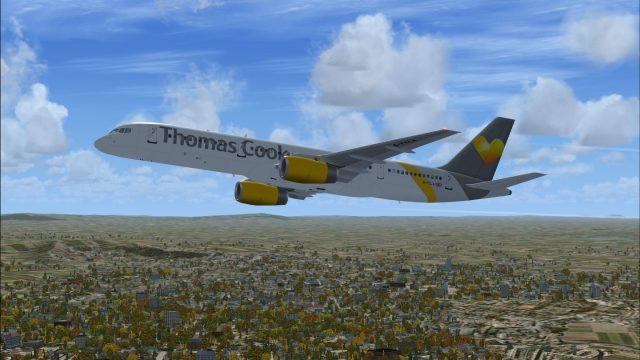 Screenshot 1 — Thomas Cook Boeing 757-200 (New Livery)