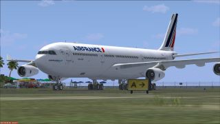 Screenshot 1 — Air France Airbus A340-300 F-GLZJ