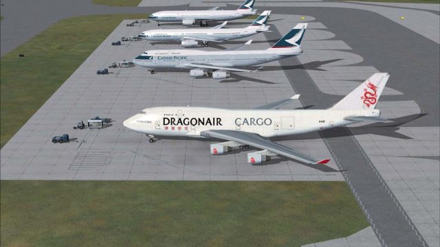 Screenshot 1 — Dragonair Cargo Boeing 747-400BCF