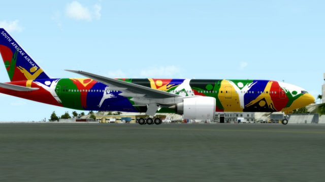 Screenshot 1 — SAA Boeing 777-200 LR