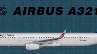 Screenshot 1 — Philippine Airlines Airbus A321 (Sharklet)