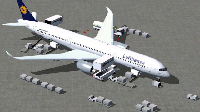 Screenshot 1 — Lufthansa Airbus A350-1000 V4