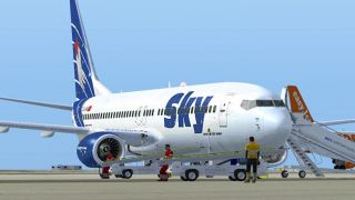 Screenshot 2 — Blue Sky Airlines Boeing 737-800