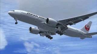 Screenshot 1 — Japan Airlines Boeing 777-200 (Fictitious)