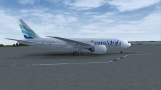 Screenshot 1 — euroAtlantic Boeing 777-200LR CS-TMP